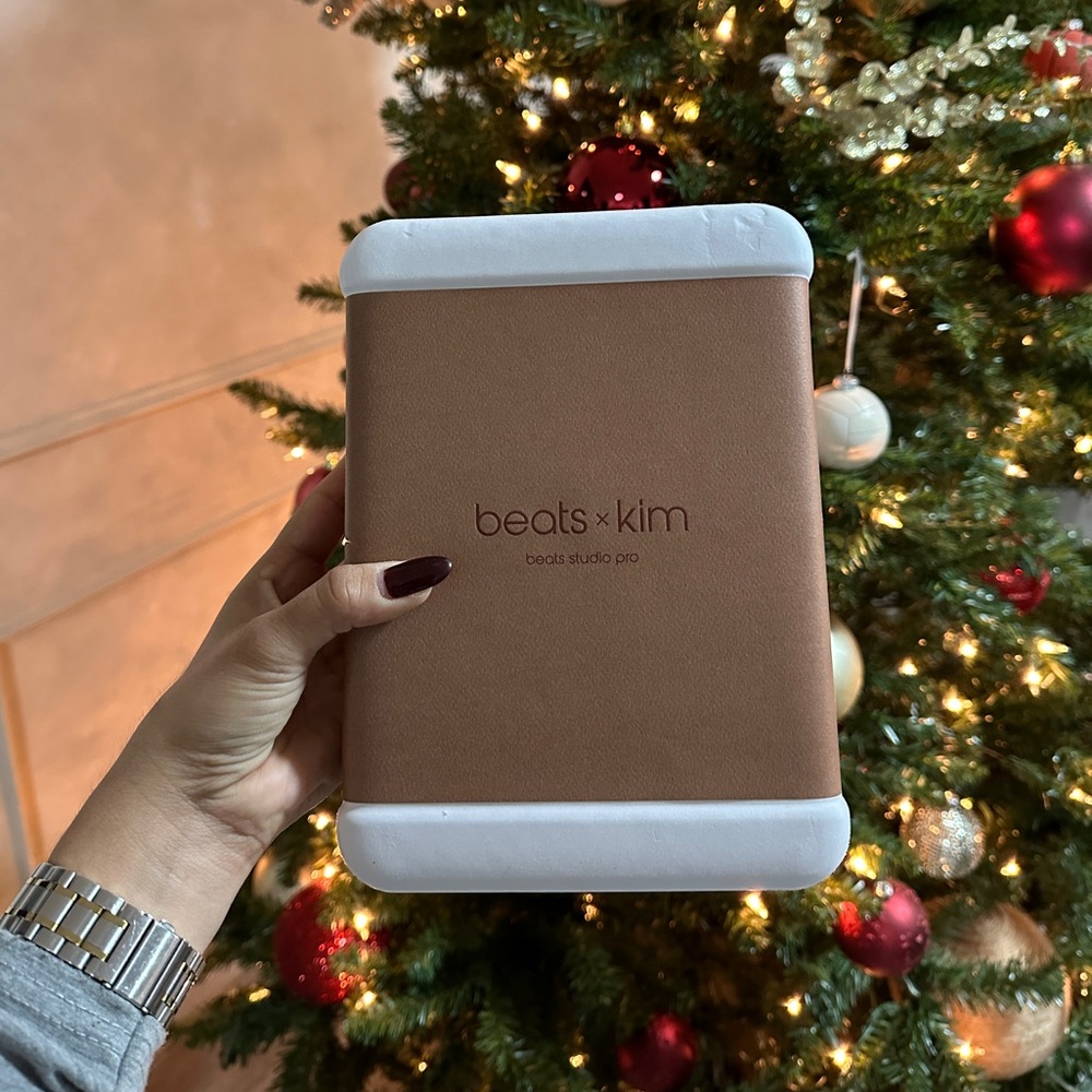 BRAND NEW KIM K X BEATS edition headphones - TAN